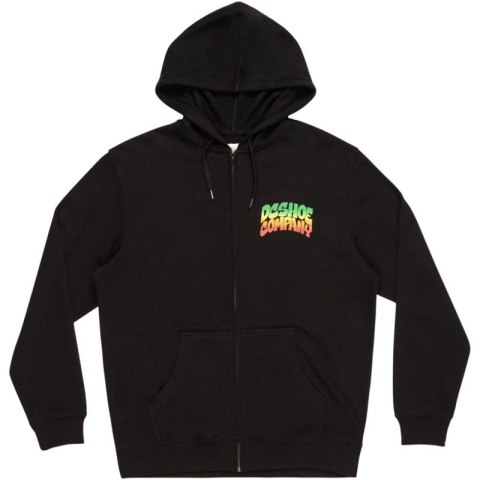 DC Hot Box Zip Hoodie ADYSF03146-KVJ0 Czarne L