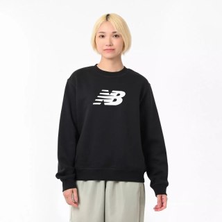 Bluza New Balance Sport Fleece Logo Crew Bk W WT43526BK