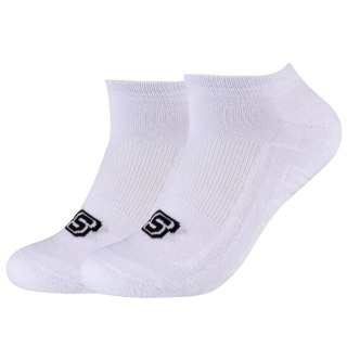 Skechers 2PPK Basic Cushioned Sneaker Socks SK43024-1000 Białe 39-42