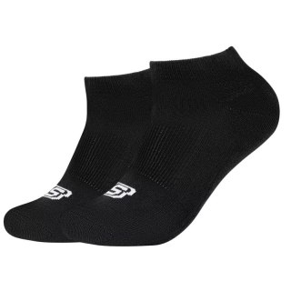 Skechers 2PPK Basic Cushioned Sneaker Socks SK43024-9999 Czarne 39-42