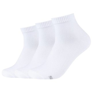 Skechers 3PPK Basic Quarter Socks SK42004-1000 Białe 39-42