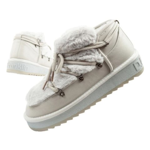 D.Franklin buty śniegowce damskie zimowe modne futerko ocieplane szare