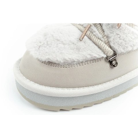 D.Franklin buty śniegowce damskie zimowe modne futerko ocieplane szare