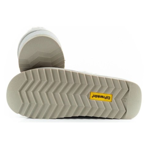 D.Franklin buty śniegowce damskie zimowe modne futerko ocieplane szare