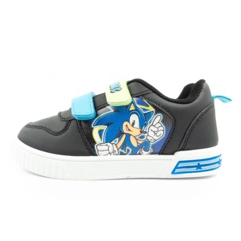 Leomil Sonic buty sportowe dziecięce sneakersy lekkie na rzep czarne