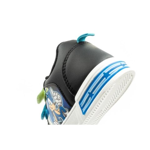 Leomil Sonic buty sportowe dziecięce sneakersy lekkie na rzep czarne