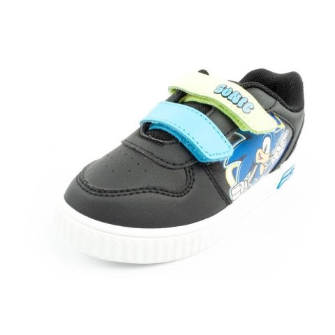 Leomil Sonic buty sportowe dziecięce sneakersy lekkie na rzep czarne