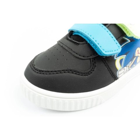 Leomil Sonic buty sportowe dziecięce sneakersy lekkie na rzep czarne