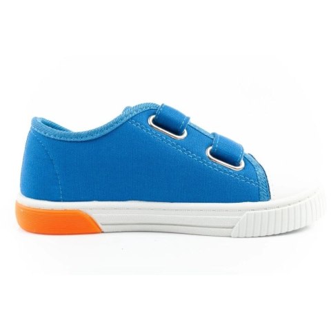 Leomil Sonic buty sportowe dziecięce tenisówki lekkie na rzep niebieskie czerwone