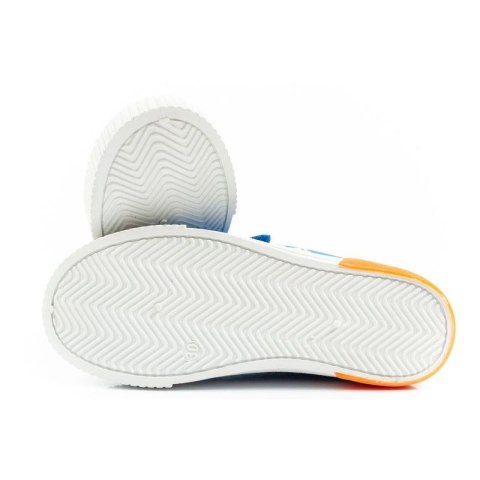 Leomil Sonic buty sportowe dziecięce tenisówki lekkie na rzep niebieskie czerwone