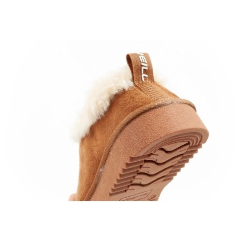 O'neill Tammy buty papcie botki damskie ocieplane wsuwane modne ciepłe brązowe