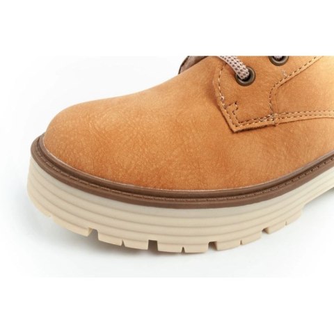 O'neill buty trapery zimowe damskie botki za kostkę ocieplane modne brązowe