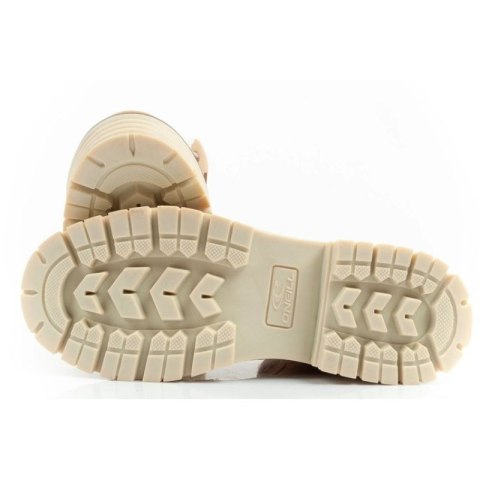 O'neill buty trapery zimowe damskie botki za kostkę ocieplane modne brązowe