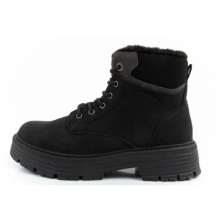 O'neill buty trapery zimowe damskie botki za kostkę ocieplane modne czarne