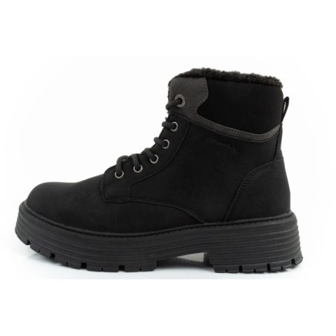 O'neill buty trapery zimowe damskie botki za kostkę ocieplane modne czarne