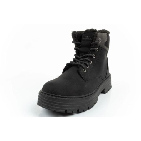 O'neill buty trapery zimowe damskie botki za kostkę ocieplane modne czarne