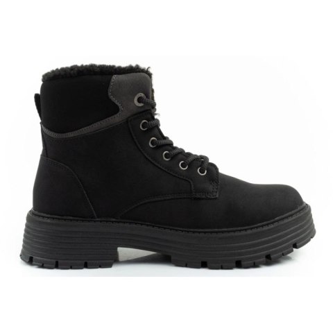 O'neill buty trapery zimowe damskie botki za kostkę ocieplane modne czarne