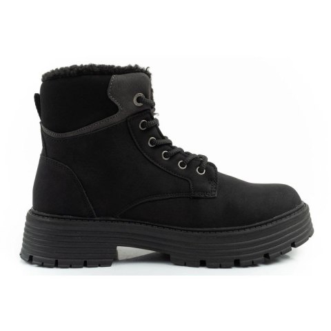 O'neill buty trapery zimowe damskie botki za kostkę ocieplane modne czarne