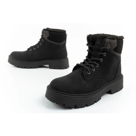 O'neill buty trapery zimowe damskie botki za kostkę ocieplane modne czarne