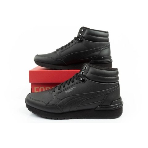 Puma ST Runner v4 Mid buty sportowe męskie sneakersy za kostkę czarne