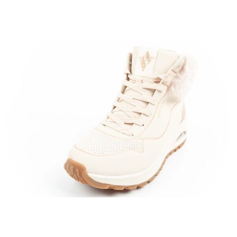 Skechers Uno Rugged buty sportowe damskie botki ocieplane zimowe beżowe