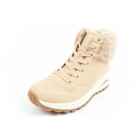 Skechers Uno Rugged buty sportowe damskie botki ocieplane zimowe brązowe