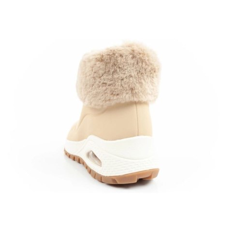 Skechers Uno Rugged buty sportowe damskie botki ocieplane zimowe brązowe