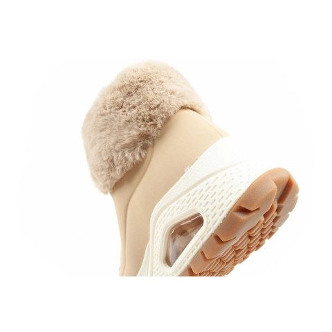 Skechers Uno Rugged buty sportowe damskie botki ocieplane zimowe brązowe