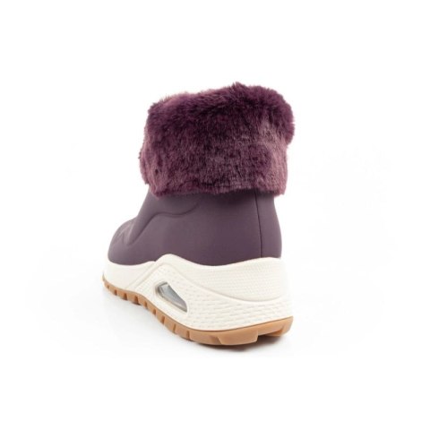 Skechers Uno Rugged buty sportowe damskie botki ocieplane zimowe fioletowe