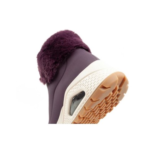 Skechers Uno Rugged buty sportowe damskie botki ocieplane zimowe fioletowe