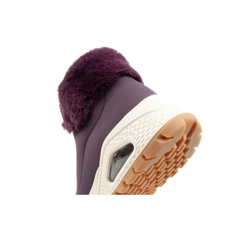 Skechers Uno Rugged buty sportowe damskie botki ocieplane zimowe fioletowe