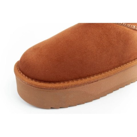 D.Franklin buty śniegowce damskie zimowe modne futerko ocieplane botki brązowe