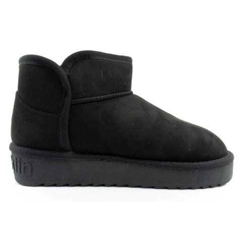 D.Franklin buty śniegowce damskie zimowe modne futerko ocieplane botki za kostkę