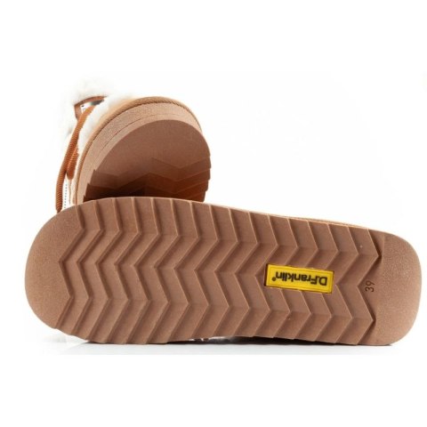 D.Franklin buty śniegowce damskie zimowe modne futerko ocieplane wysokie