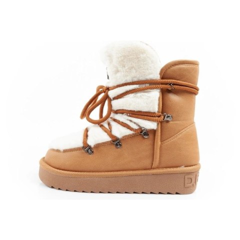 D.Franklin buty śniegowce damskie zimowe modne futerko ocieplane wysokie