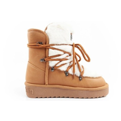 D.Franklin buty śniegowce damskie zimowe modne futerko ocieplane wysokie