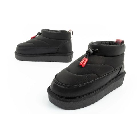 D.Franklin buty śniegowce damskie zimowe modne ocieplane botki czarne