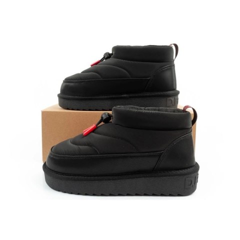 D.Franklin buty śniegowce damskie zimowe modne ocieplane botki czarne