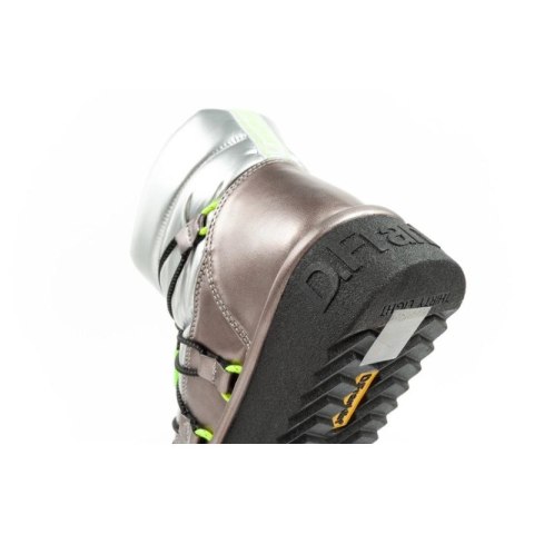 D.Franklin buty śniegowce damskie zimowe modne ocieplane botki srebrne