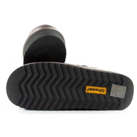 D.Franklin buty śniegowce damskie zimowe modne ocieplane botki srebrne