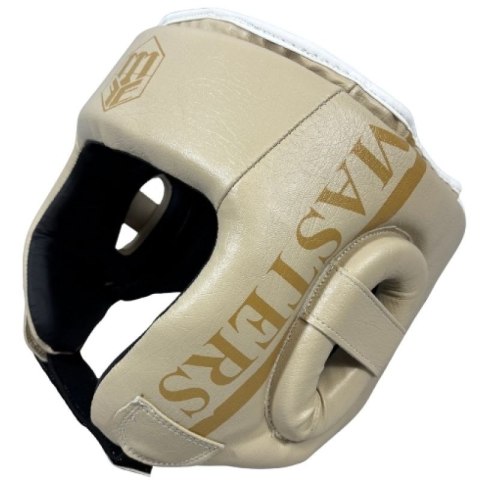 Kask bokserski MASTERS KTOP-PU-MATT beżowy