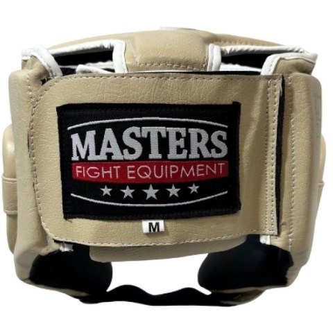 Kask bokserski MASTERS KTOP-PU-MATT beżowy