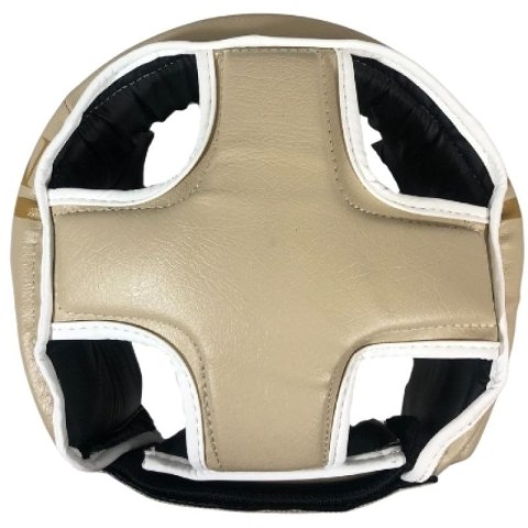 Kask bokserski MASTERS KTOP-PU-MATT beżowy