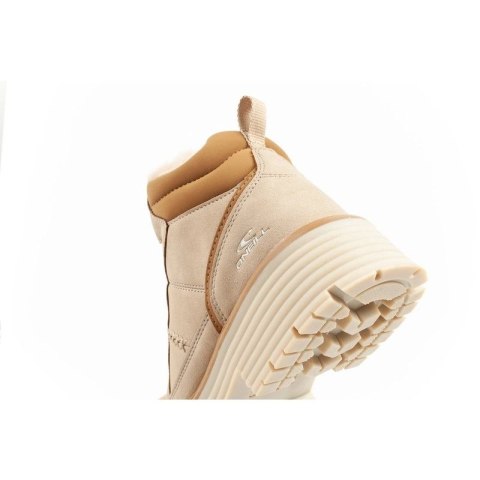 O'neill buty trapery zimowe damskie botki za kostkę ocieplane modne beżowe brązowe