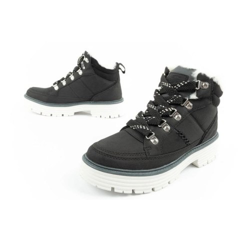 O'neill buty trapery zimowe damskie botki za kostkę ocieplane modne czarne białe