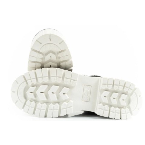 O'neill buty trapery zimowe damskie botki za kostkę ocieplane modne czarne białe