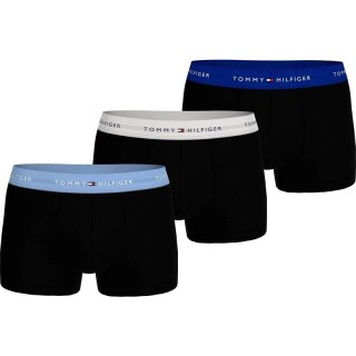 Tommy Hilfiger 3-Pack bokserki majtki męskie czarne bawełna wygodne