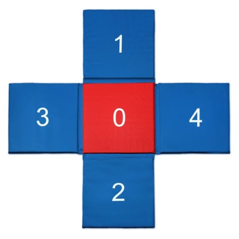 Mata CROSS 150x150x2 cm składana SMJ sport MC-02