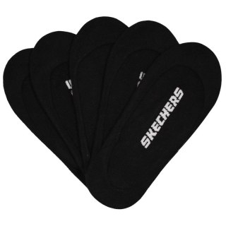 Skechers 5pk Womens Non Terry Socks S110703-BLK Czarne 36-40