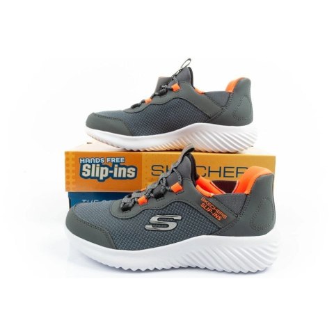 Skechers Bounder Slip-ins buty młodzieżowe sportowe dziecięce szare